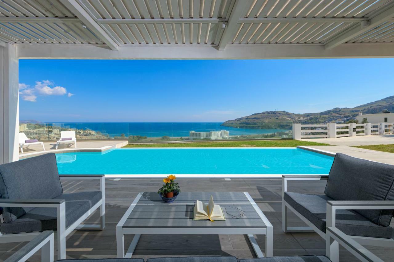 Villa Nissos Líndos Exteriör bild