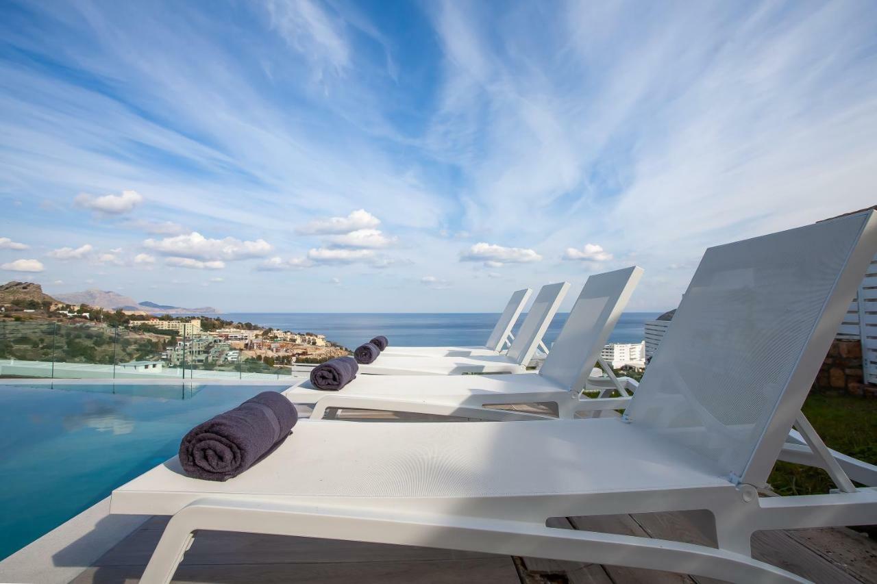 Villa Nissos Líndos Exteriör bild